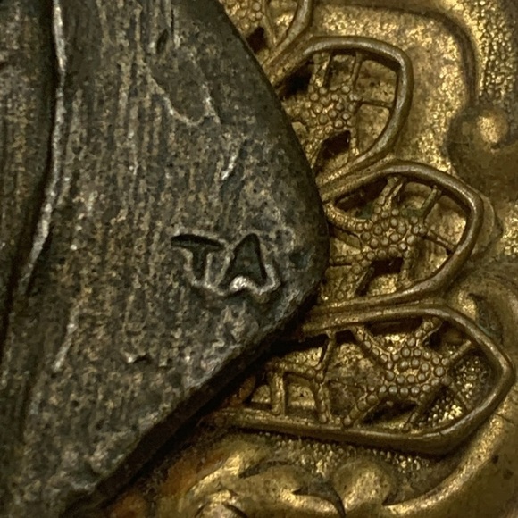 Vintage Denise Brown Brooch Doberman Brooch Pet Dog Pin - Picture 7 of 7